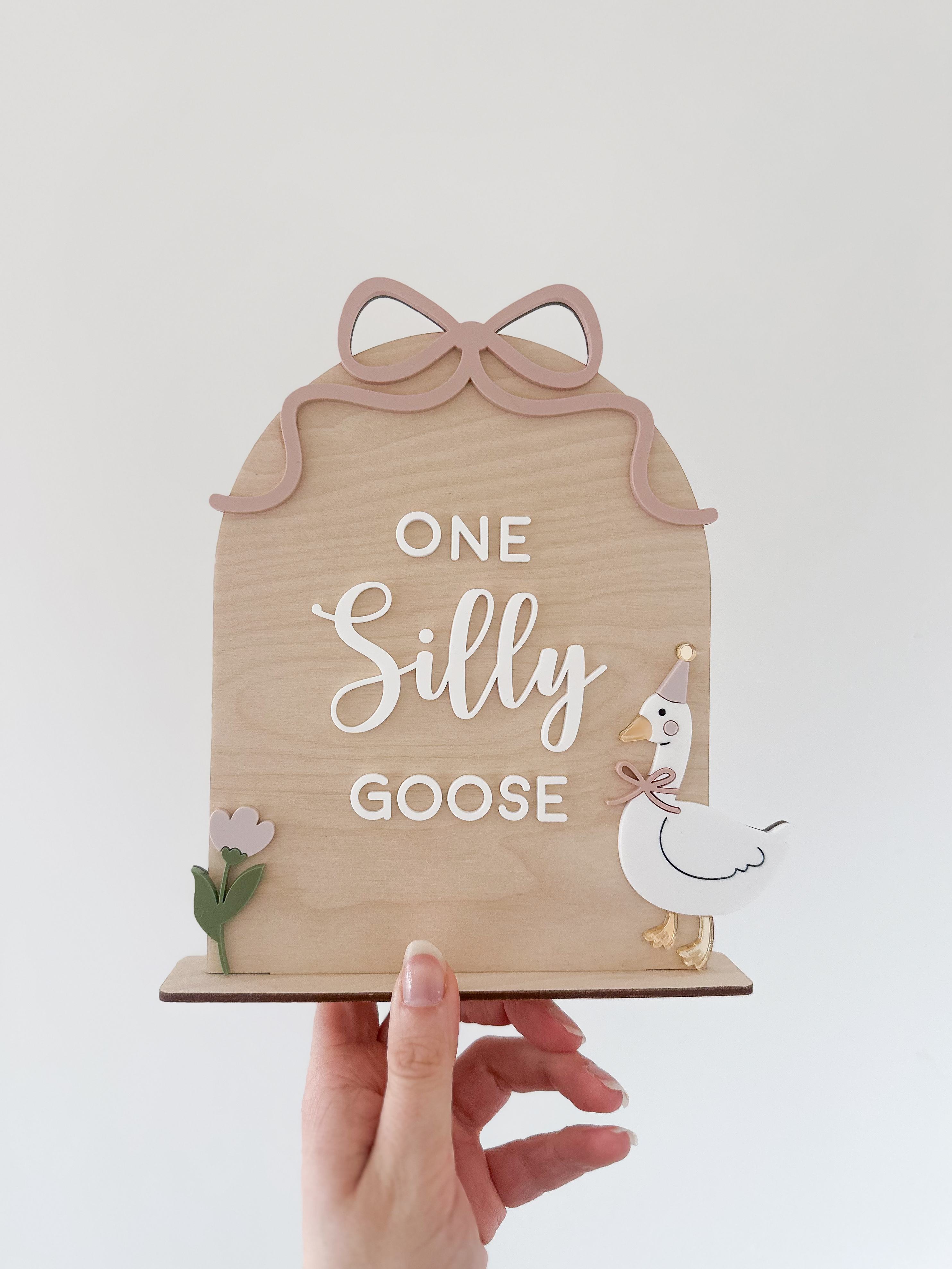 One Silly Goose Birthday Sign image 3