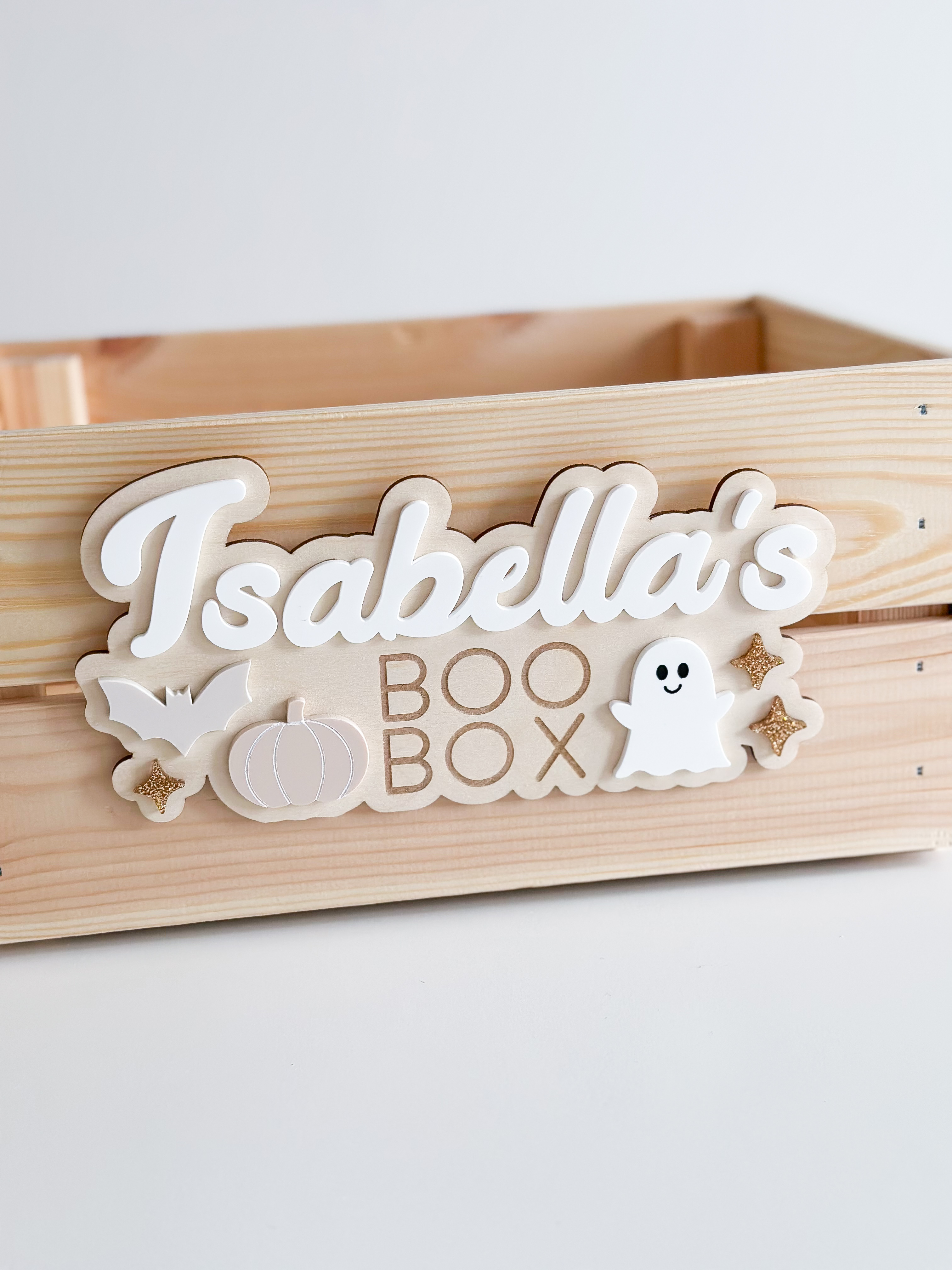 Interchangeable Personalised Halloween Crate image 6