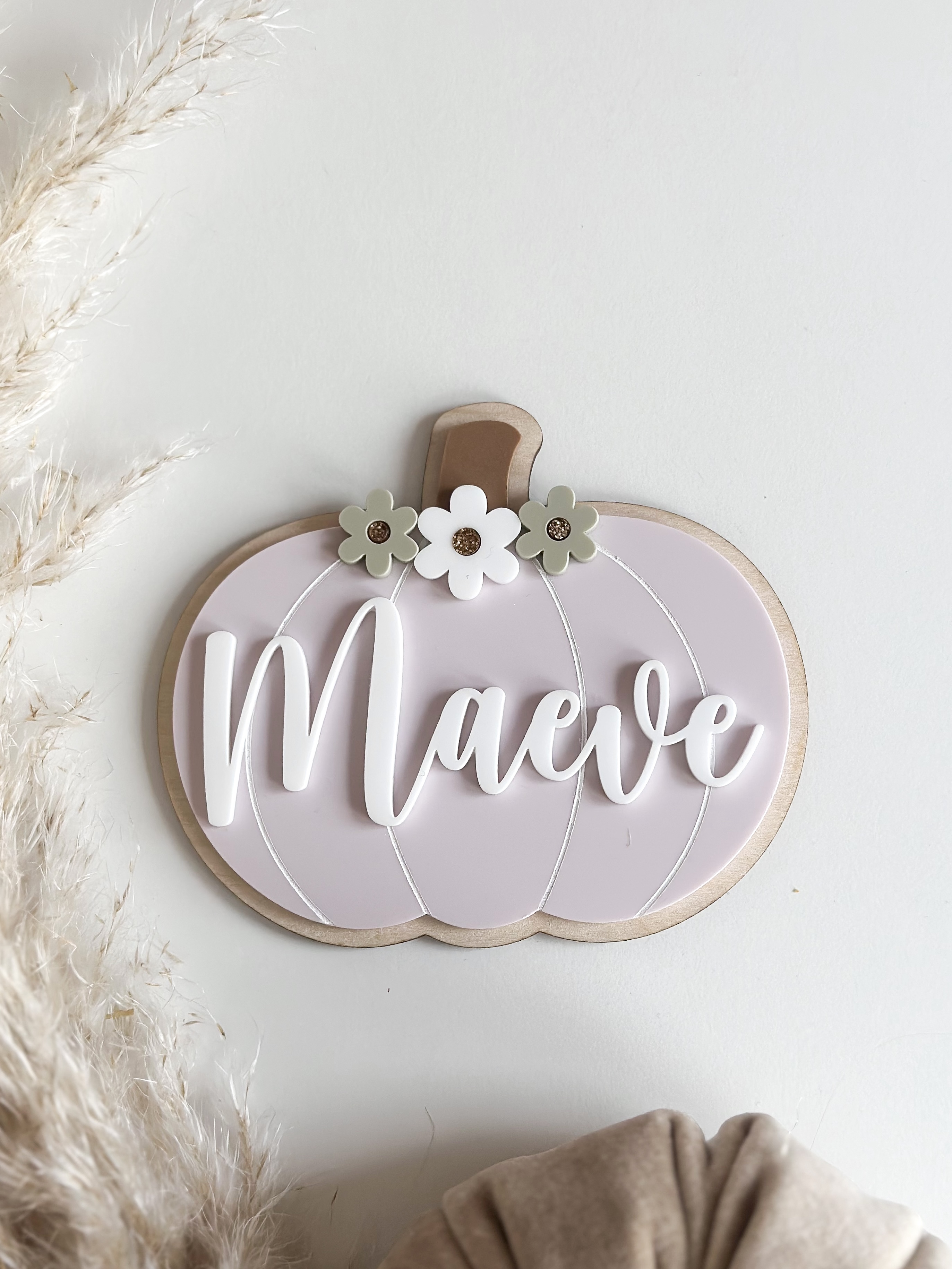 Personalised Halloween Pumpkin Sign
