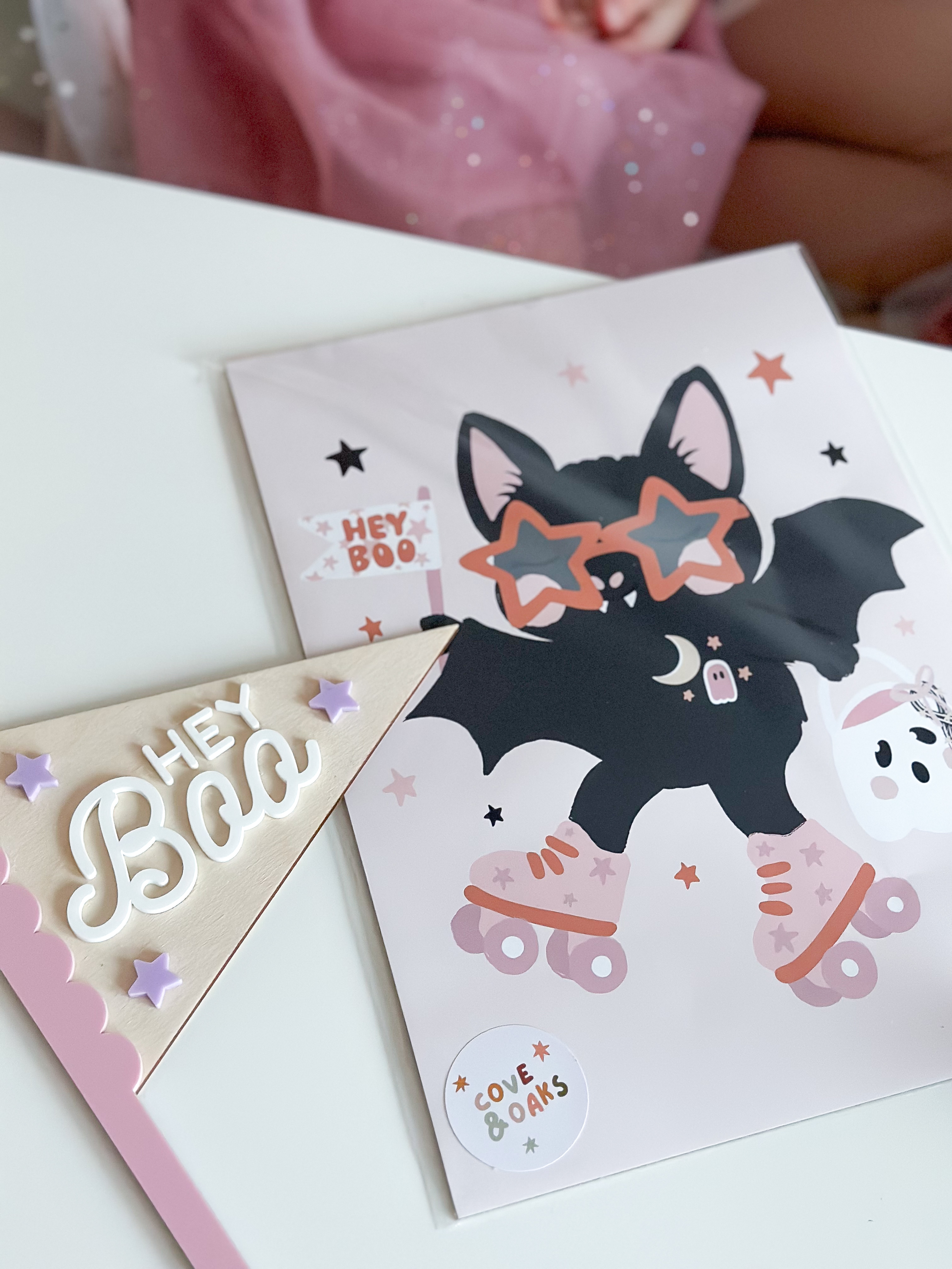 Hey Boo - Halloween Pennant Flag image 3
