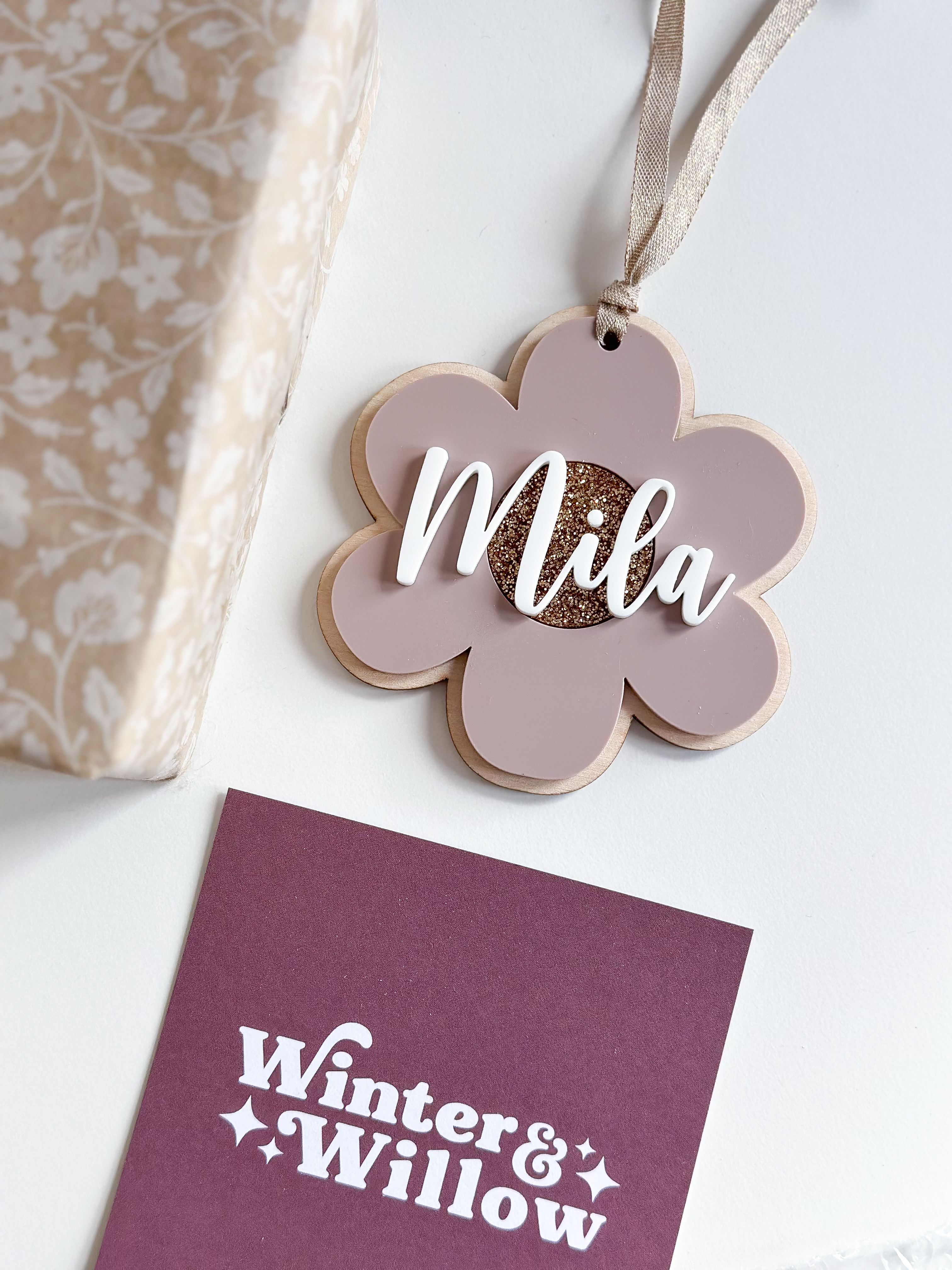 Daisy Personalised Christmas Gift/ Stocking Tag image 4