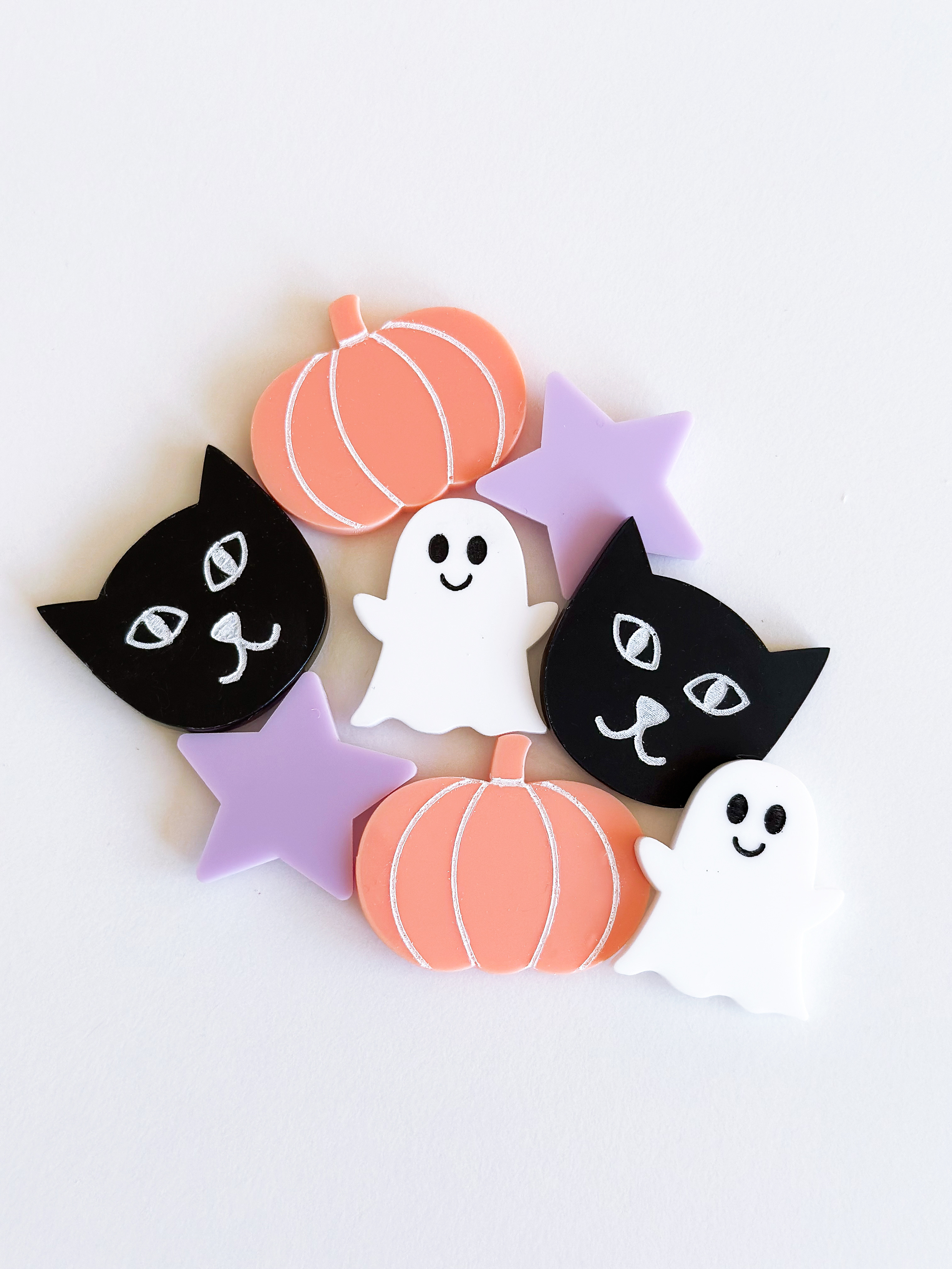 Personalised Halloween Interchangeable Tik Tak Toe/ Knots & Crosses game image 5