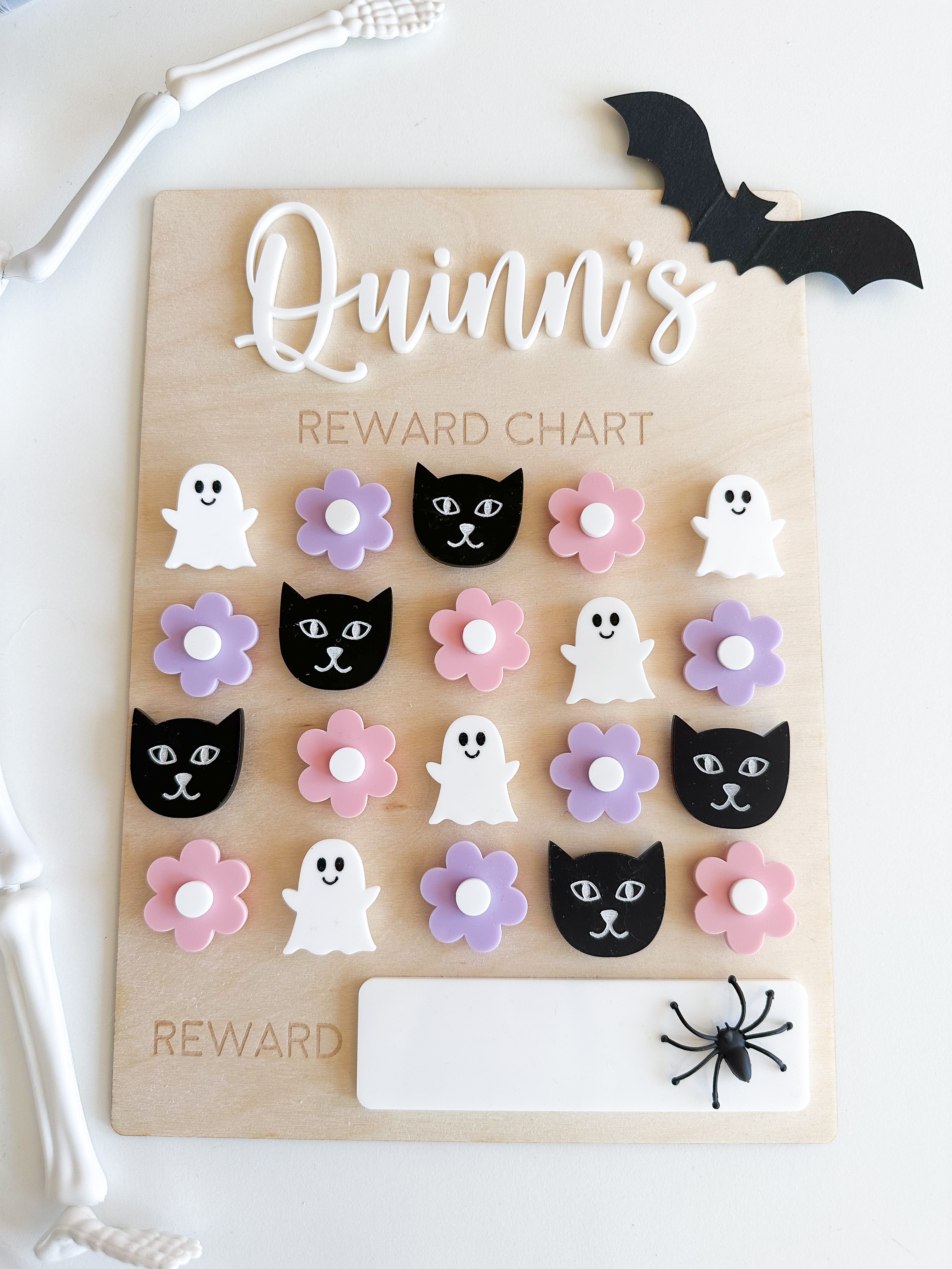 Personalised Interchangeable Halloween Reward Chart image 3
