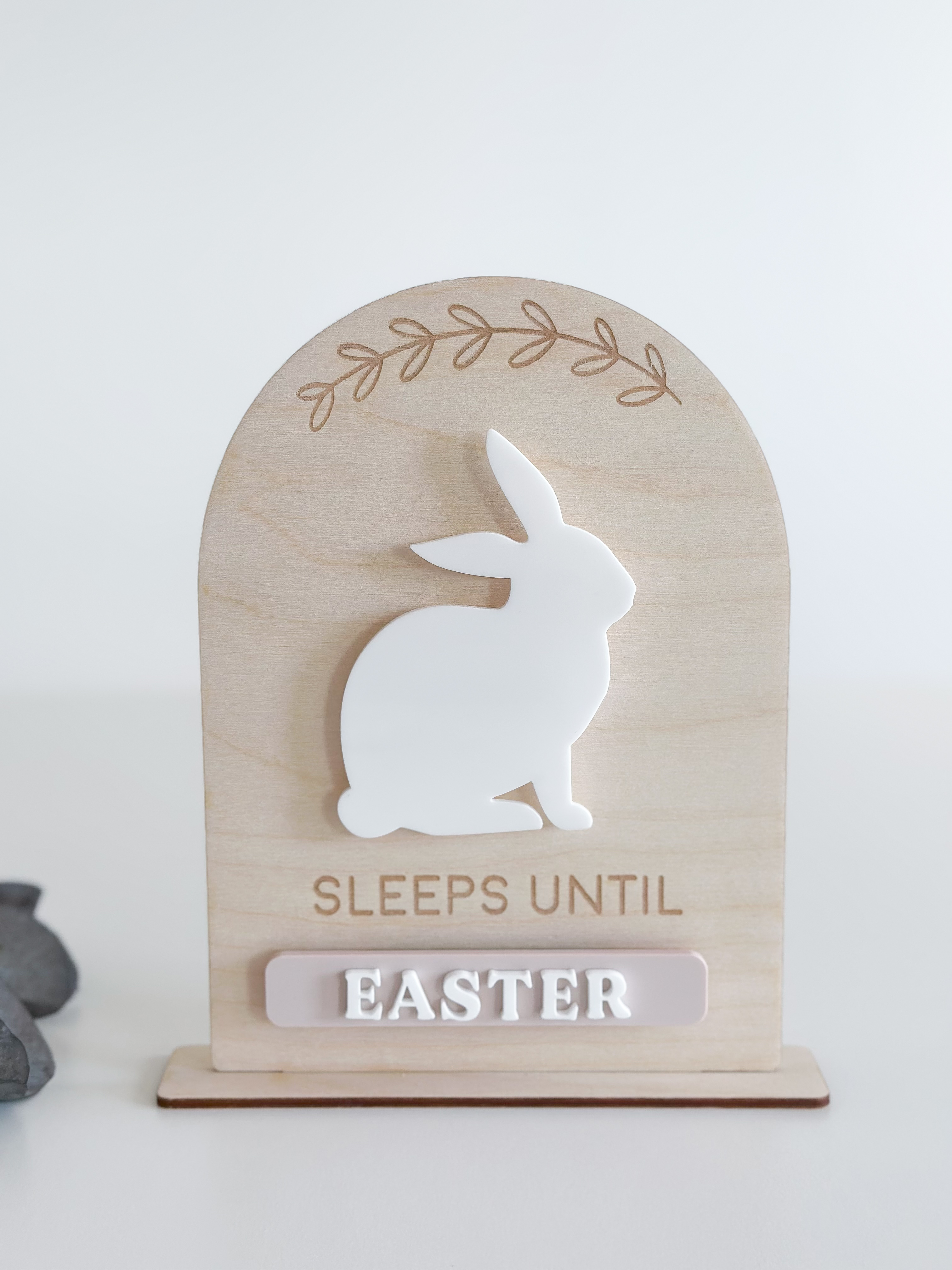 Birthday Countdown Board | Interchangeable Sleeps Until Board | Wooden Birthday Countdown image 7