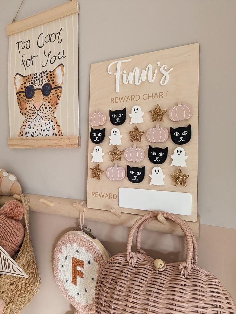 Personalised Interchangeable Halloween Reward Chart