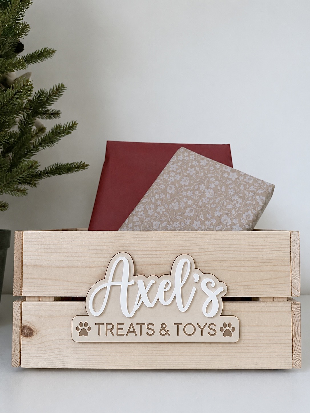 Personalised Pet Crate Storage Label