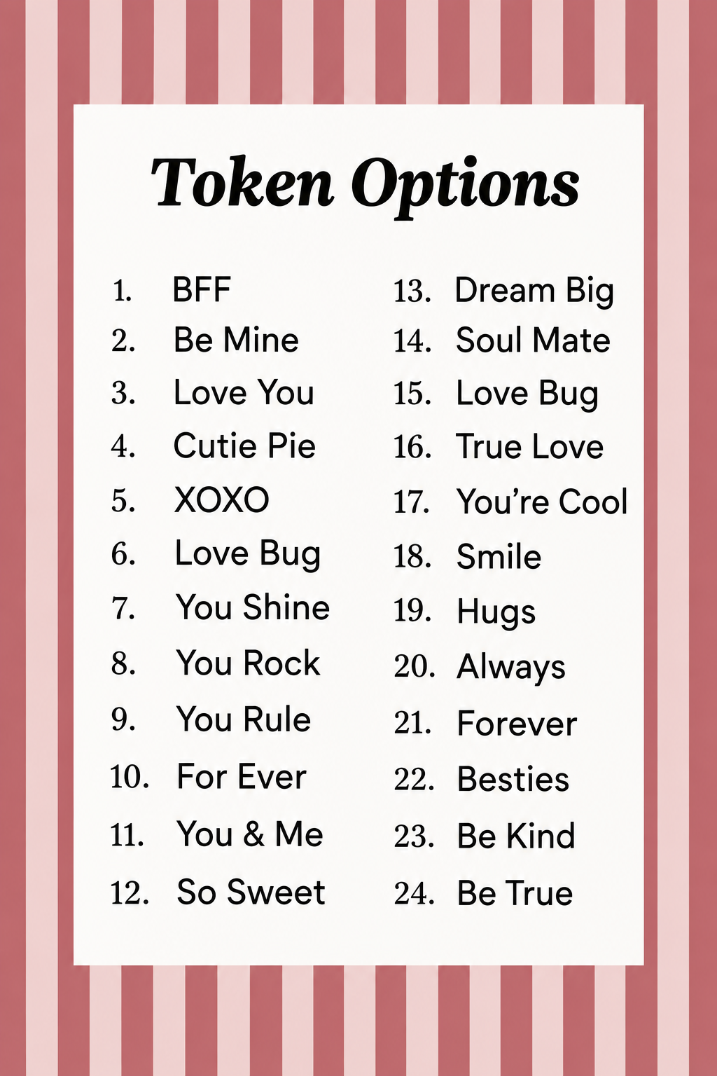 Valentine Shapes Reward Chart image 8
