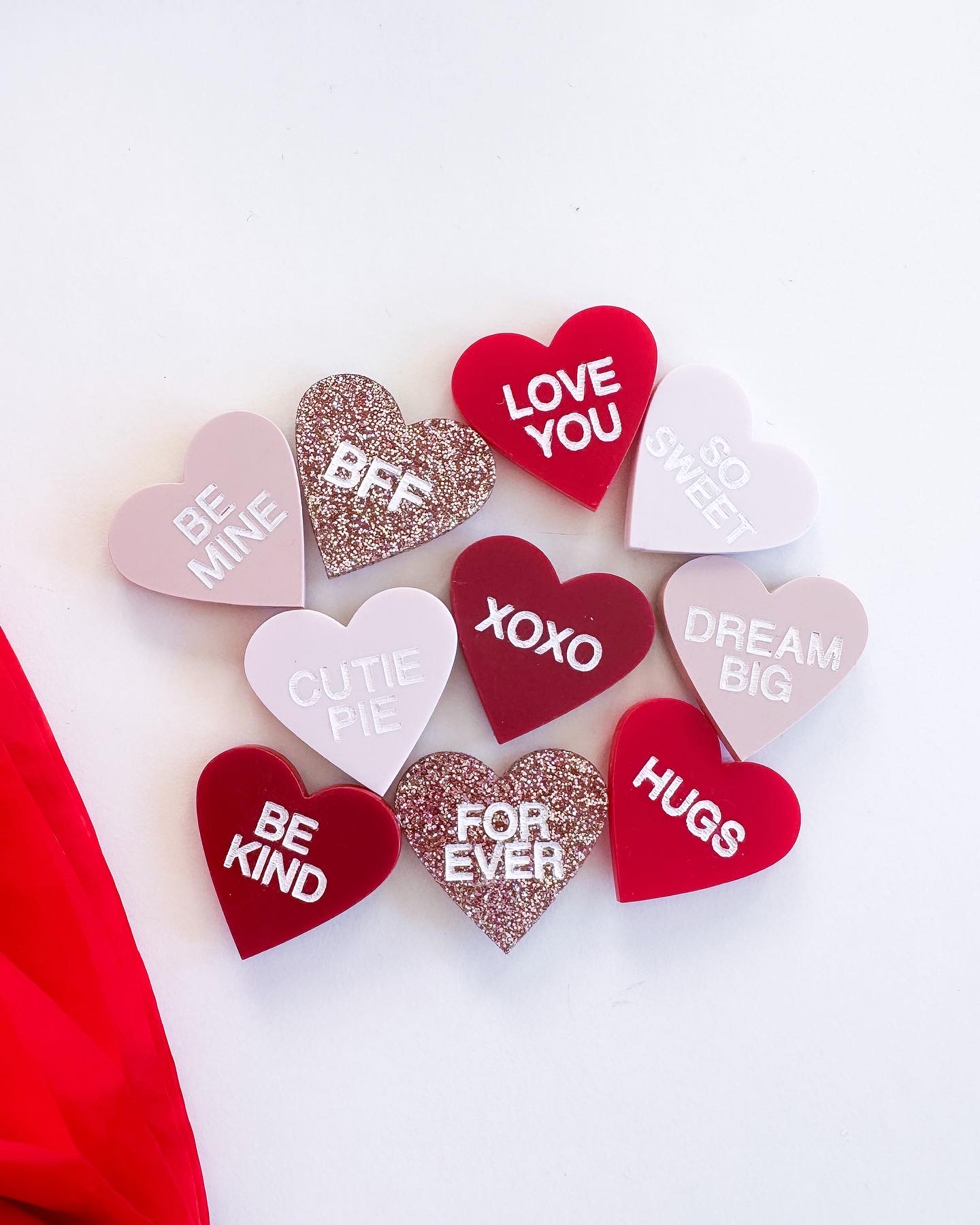 Extra Valentine Shapes for Reward Chart/ Tik Tak Toe