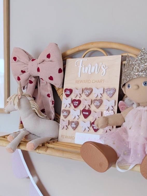 Extra Valentine Shapes for Reward Chart/ Tik Tak Toe alternate view