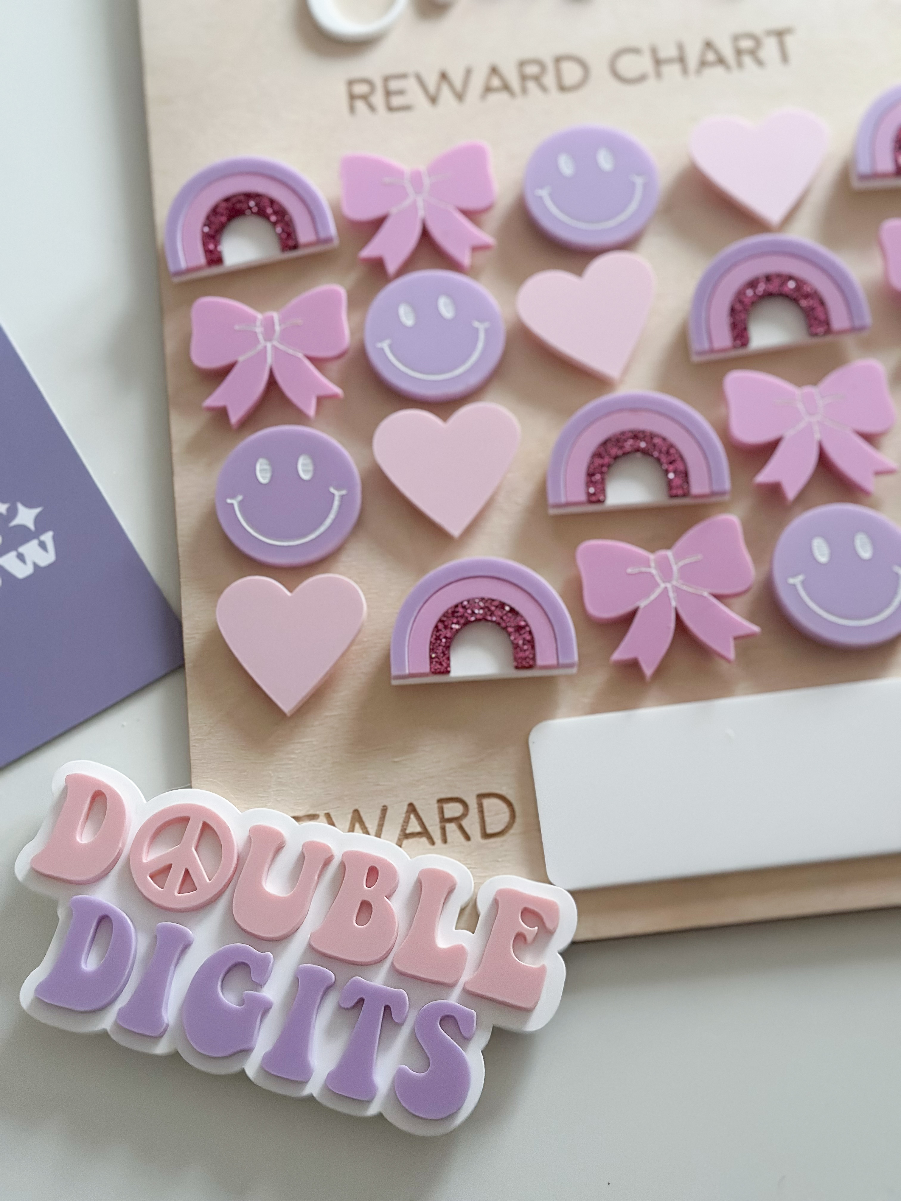 Personalised Interchangeable Groovy Shapes Reward Chart image 4